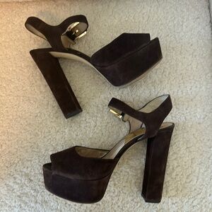 Michael Kors Suede Platform 6"